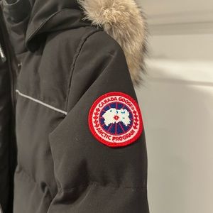CANADA GOOSE Kid's Eakin Parka w/ Removable Fur Trim